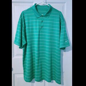 Nike Golf Dri-FIT Teal Polo XL